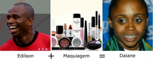Edilson + Maquiagem = Daiane Edilson + Maquiagem = Daiane