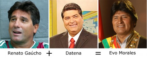 Renato Gaúcho + Datena = Evo Morales Renato Gaúcho + Datena = Evo Morales