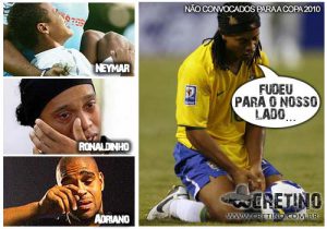 Ronaldinho, Adriano e Neymar